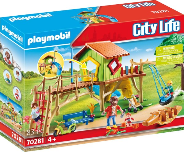 PLAYMOBIL City Life Abenteuerspielplatz 70281
