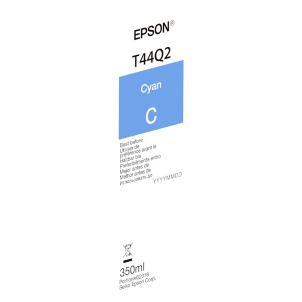 Epson Tintenpatrone cyan T 44Q 350 ml T 44Q2