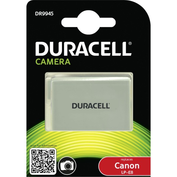 Duracell Li-Ion Akku 1020mAh für Canon LP-E8