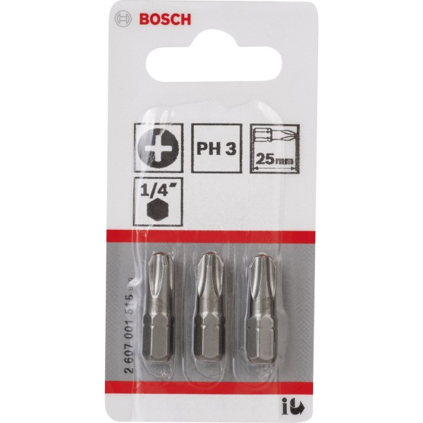 Bosch 3ST PH Kreuzs. Bit Gr.3 XH 25mm