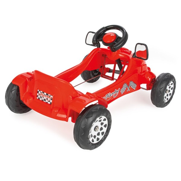 Siva Herby Car Tretfahrzeug rot Tretauto Kinderfahrzeug Kinderauto Auto