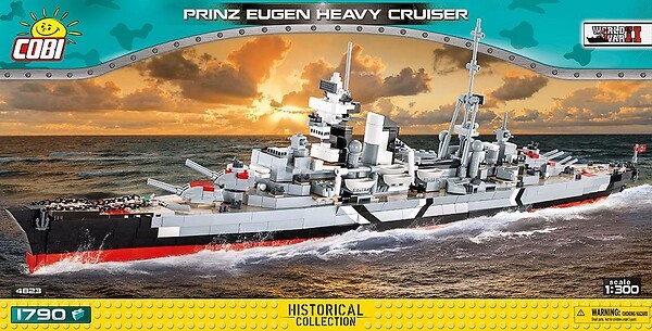 Cobi Prinz Eugen Bausatz aus Klemmsteinen #4823