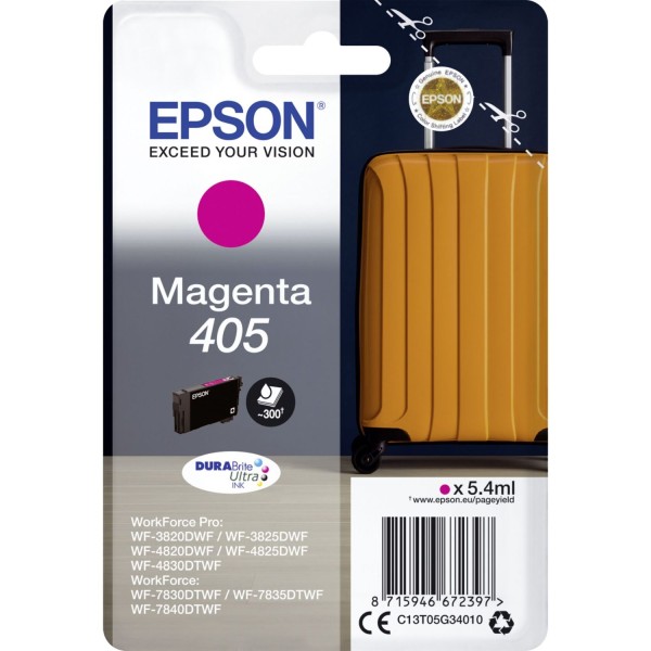 Epson Tintenpatrone magenta DURABrite Ultra Ink 405 T 05G3