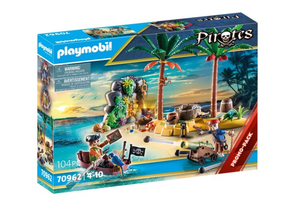 PLAYMOBIL Pirates Promo Pack Piratenschatzinsel mit Skelett 70962