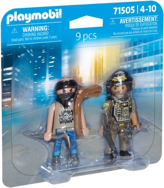 Playmobil DuoPack Action Heroes SWAT &amp; Bandit 71505