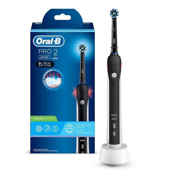 Braun Oral-B Pro 2 2000 Elektrische Zahnbürste 267782 Black Edition