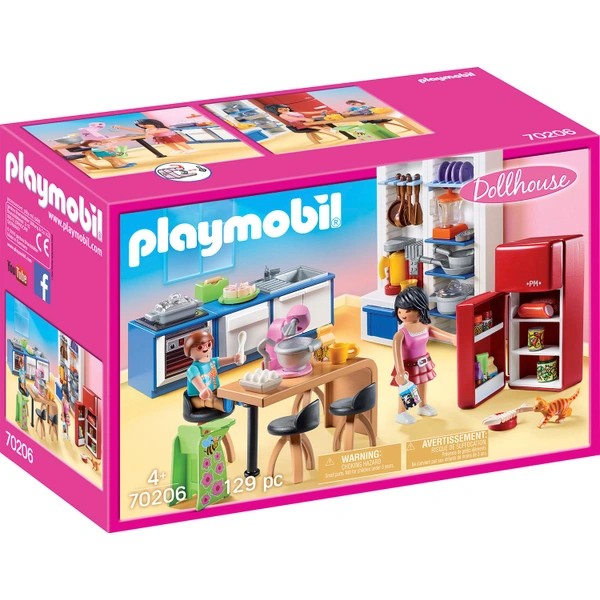 PLAYMOBIL Dollhouse Familienküche 70206