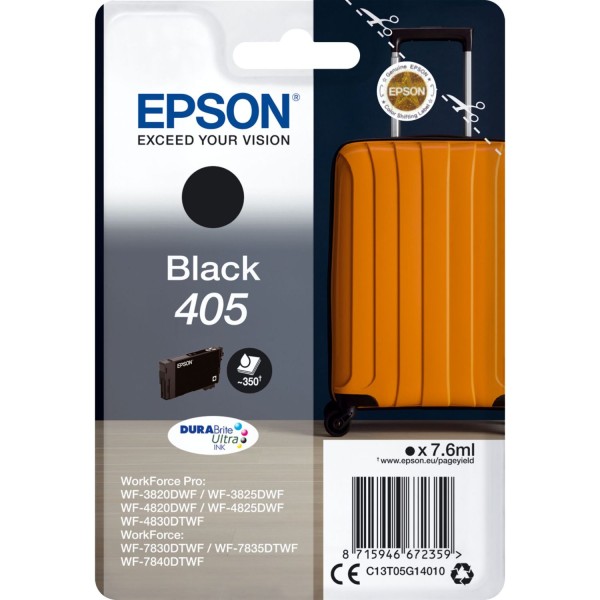Epson Tintenpatrone schwarz DURABrite Ultra Ink 405 T 05G1