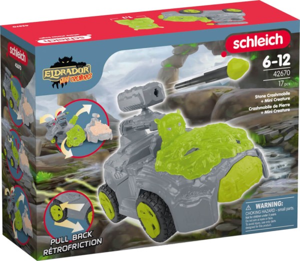 Schleich Eldrador Stein-Crashmobil mit Mini Creature 42670