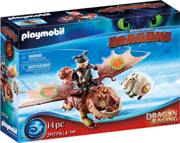 PLAYMOBIL Dragon Racing: Fischbein und Fleischklops 70729