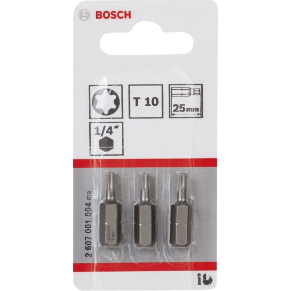Bosch 3ST Torxschr.Bit T10 XH 25mm