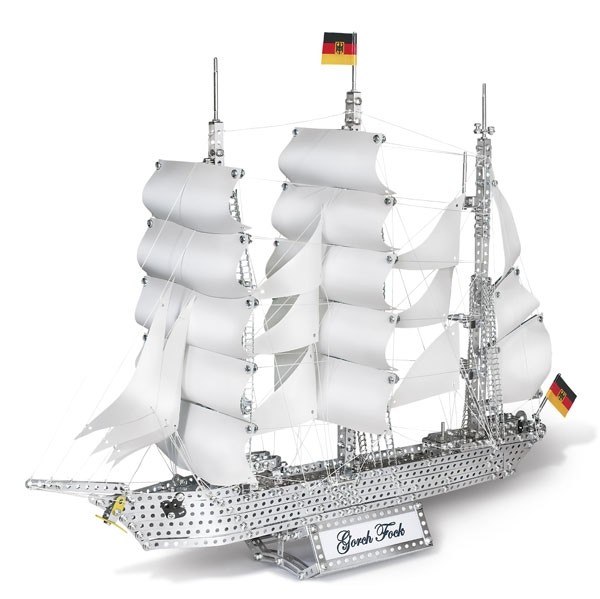 eitech-Profi-Sets Segelschiff Gorch Fock Bausatz Konstruktionsbaukasten 1520 Teile