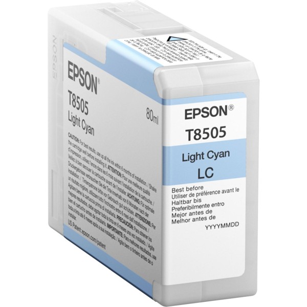 Epson Tintenpatrone light cyan T 850 80 ml T 8505