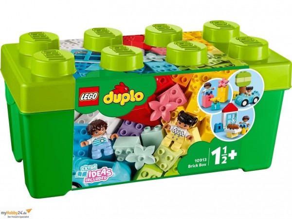 LEGO® DUPLO® 10913 Steinebox mit 65 bunten Steinen und Aufbewahrungsbox ab 18 Monate