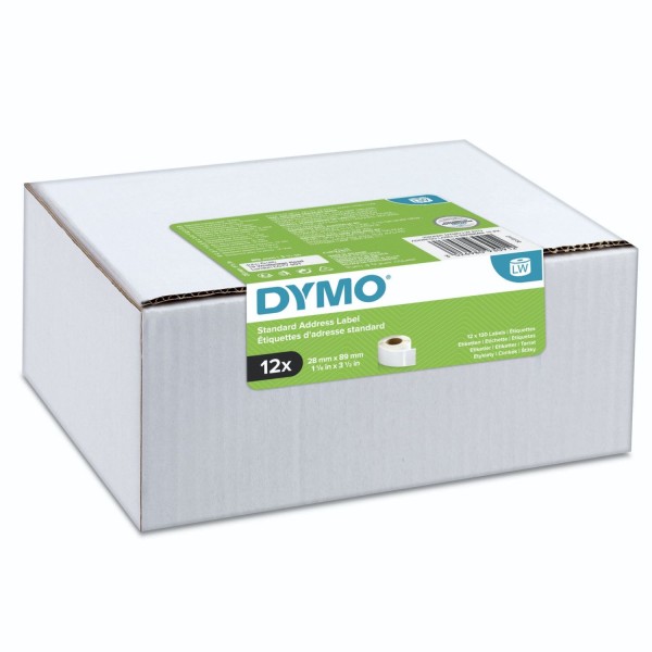 Dymo Adress-Etiketten 28 x 89 mm weiß 12x 130 St.