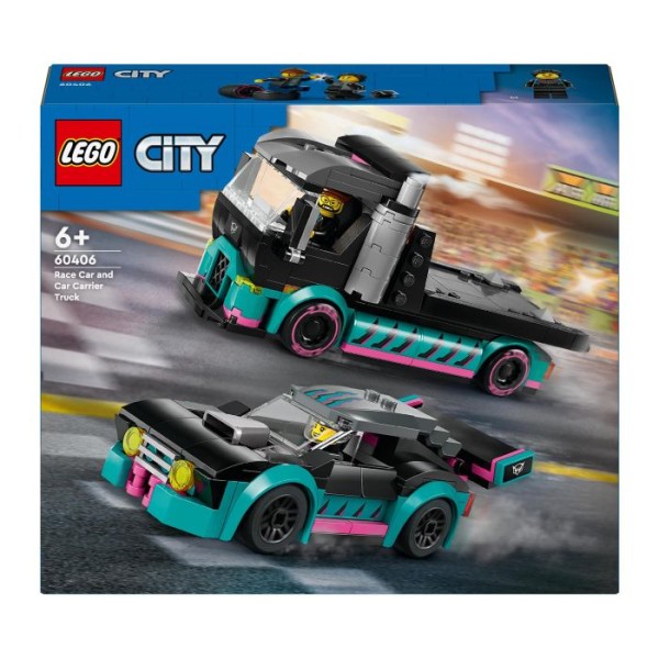 Lego City Autotransporter mit Rennwagen 60406