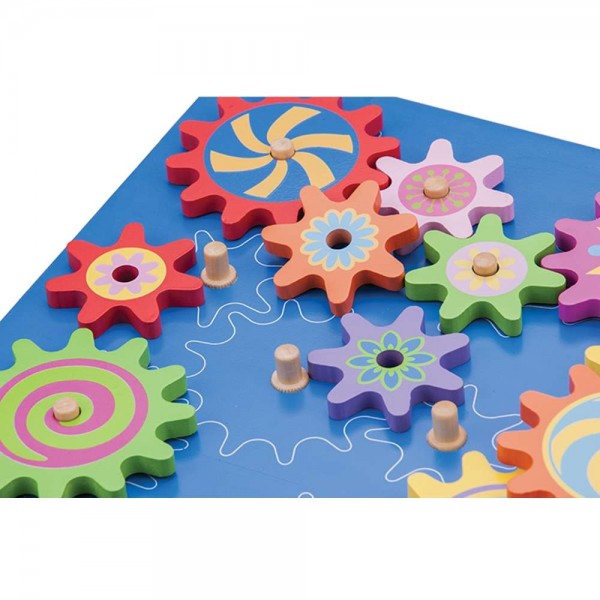 Eitech New Classic Toys Zahnradpuzzle Unruhe, Kinder Koordination, Konzentration Spiel ab 3 Jahre 1