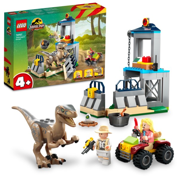 LEGO® Jurassic Park Flucht des Velociraptors 76957