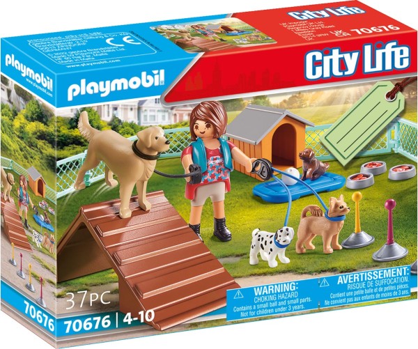 PLAYMOBIL City Life Geschenkset "Hundetrainerin" 70676