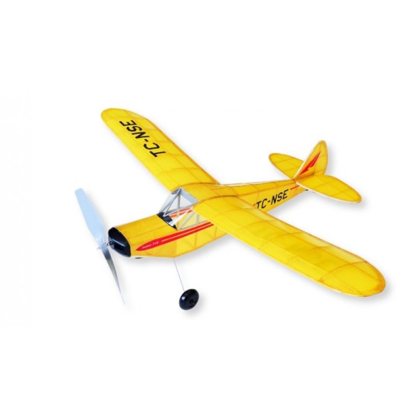 Siva Piper Super Cub Flugzeug Gummimotormodell Flieger