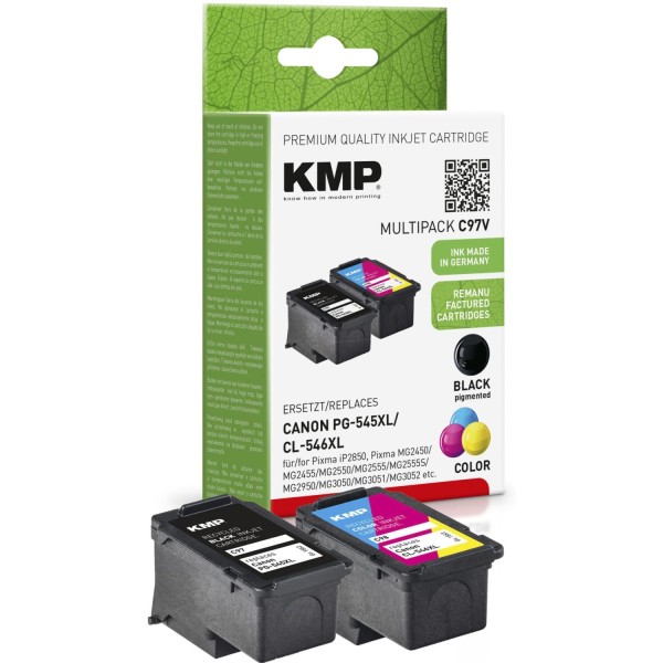 KMP C97V Multipack BK/Color komp. m. Canon PG-545/CL-546 XL