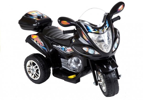 Elektromotorrad für Kinder BJX-88 Schwarz Fahrzeug Motorrad mit Sound