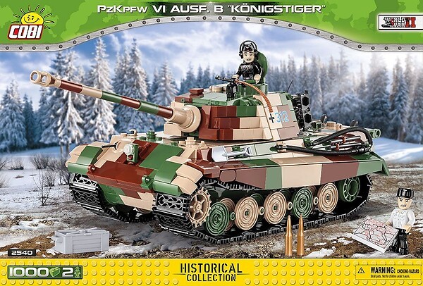 Cobi Panzerkampfwagen VI Ausf. B Königstiger Bausatz aus Klemmsteinen #2540