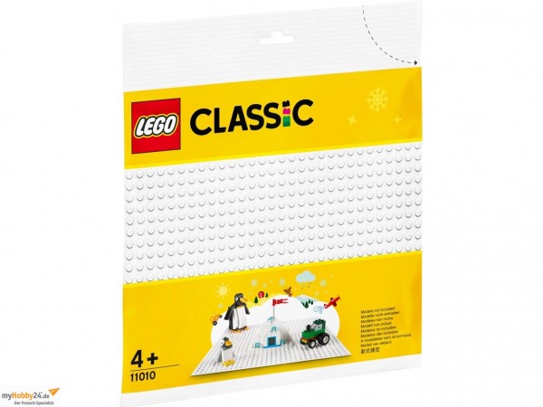 LEGO® Classic 11010 Weiße Bauplatte Grundplatte für kreatives bauen