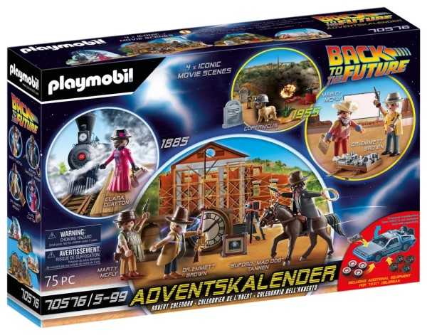 PLAYMOBIL Adventskalender &quot;Back to the future Part III&quot; 70576