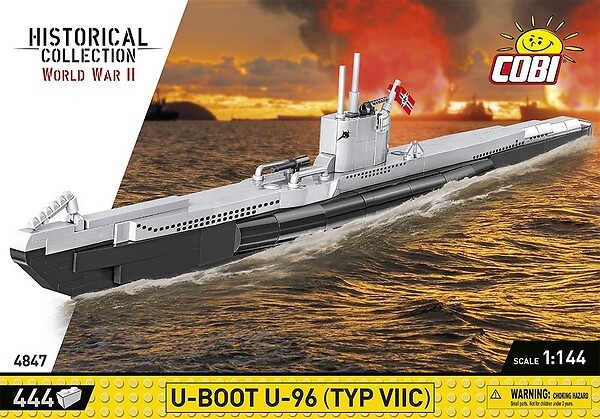 Cobi U-Boot U-96 World War II #4847 (444 Teile)