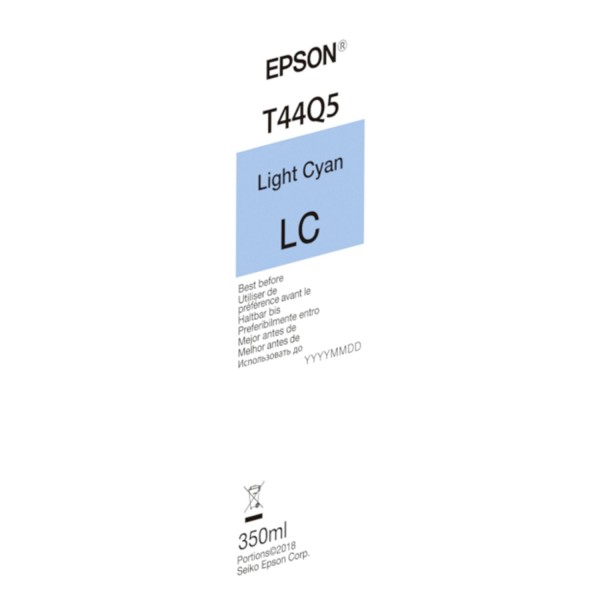 Epson Tintenpatrone light cyan T44Q 350 ml T 44Q5