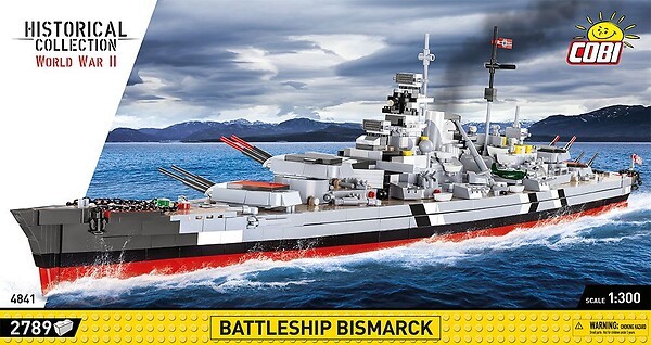 Cobi Battleship Bismarck WWII #4841 (2789 Teile)