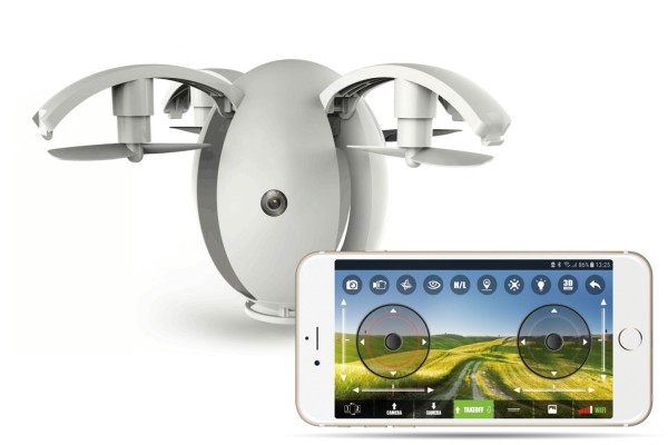 XciteRC ALPHA-EGG Cam - WiFi FPV-Quadrocopter Falt + Klappbar Taschenformat Pocket Drone