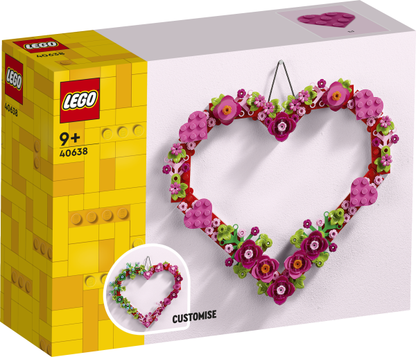 Lego Icons Herz-Deko 40638
