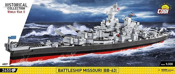 Cobi Battleship Missouri (BB-63) #4837 (2655Teile)