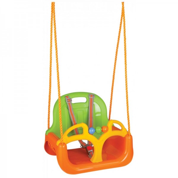 Siva Samba Swing mitwachsende Schaukel grün/orange 3 in1 Kinderschaukel 12 Monate