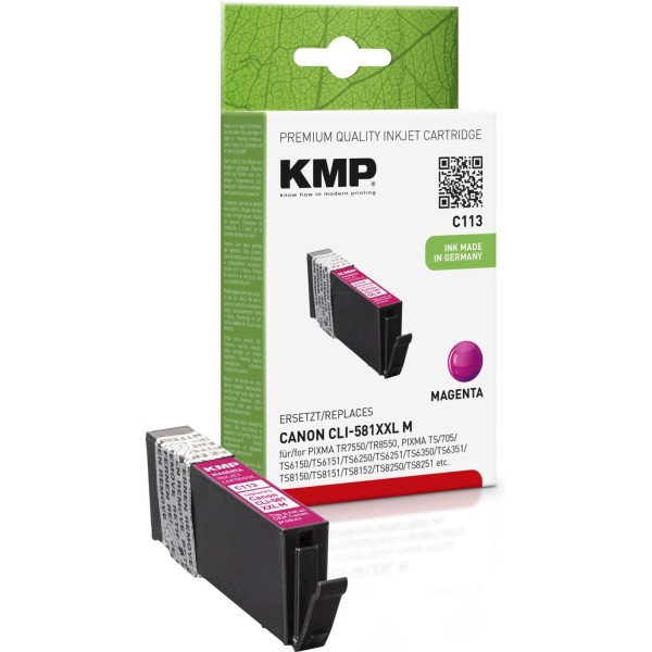 KMP C113 Tintenpatrone magenta kompatibel mit Canon CLI-581XXL