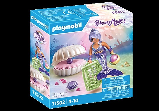PLAYMOBIL Princess Magic Meerjungfrau mit Perlmuschel 71502