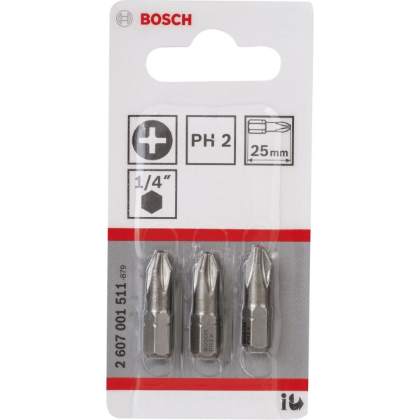 Bosch 3ST PH Kreuzs. Bit Gr.2 XH 25mm