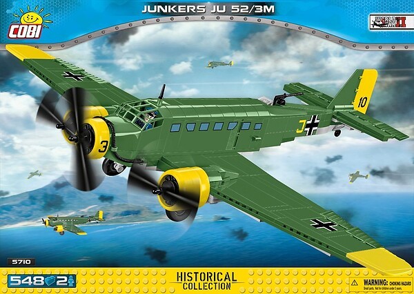 Cobi Junkers Ju52/3m Bausatz aus Klemmbausteinen #5710 (548 Teile)
