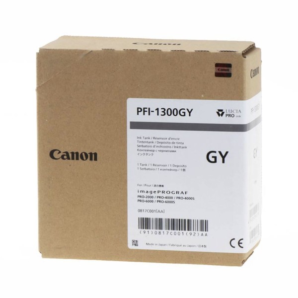 Canon PFI-1300 Tinte grey 330 ml