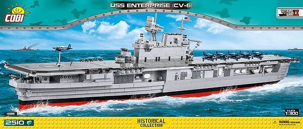 Cobi USS Enterprise Bausatz aus Klemmbausteinen #4815