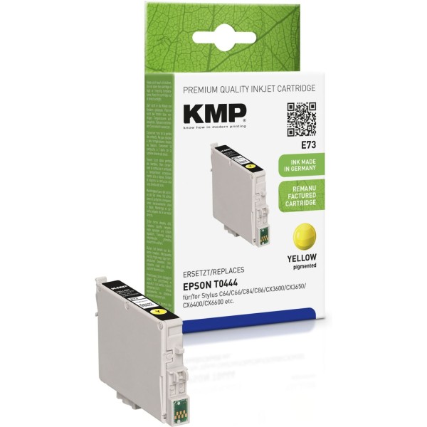 KMP E73 Tintenpatrone yellow kompatibel mit Epson T 044