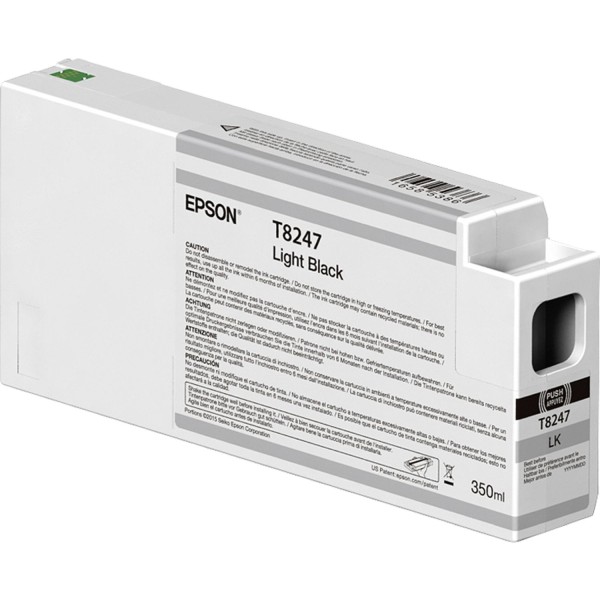 Epson Tintenpatrone UltraChrome HDX/HD light black 350 ml T 8247