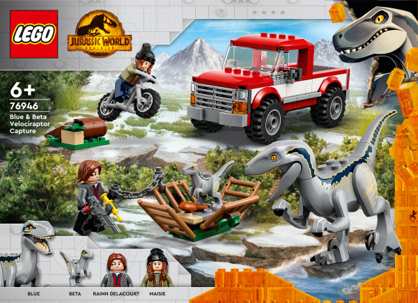 LEGO® Jurassic World 76946 Blue &amp; Beta in der Velociraptor - Falle
