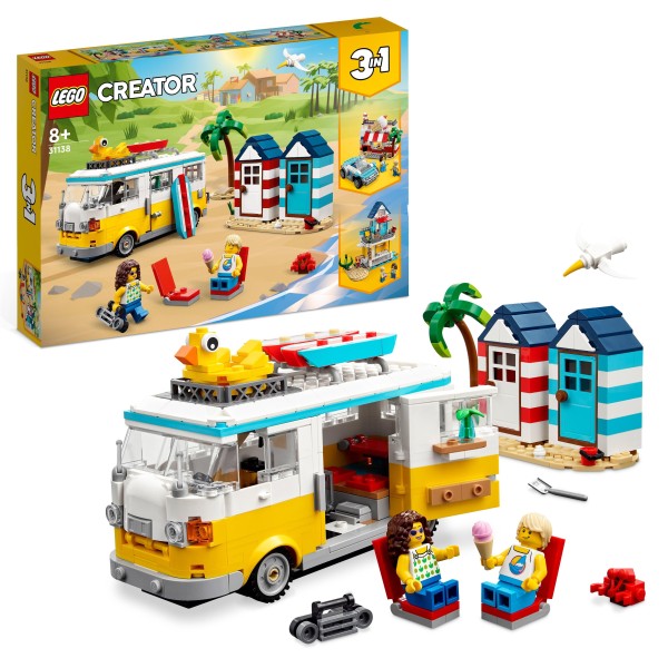 LEGO® Creator Strandcampingbus 31138