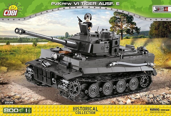 Cobi Panzerkampfwagen VI Tiger Ausf.E Bausatz aus Klemmsteinen #2538