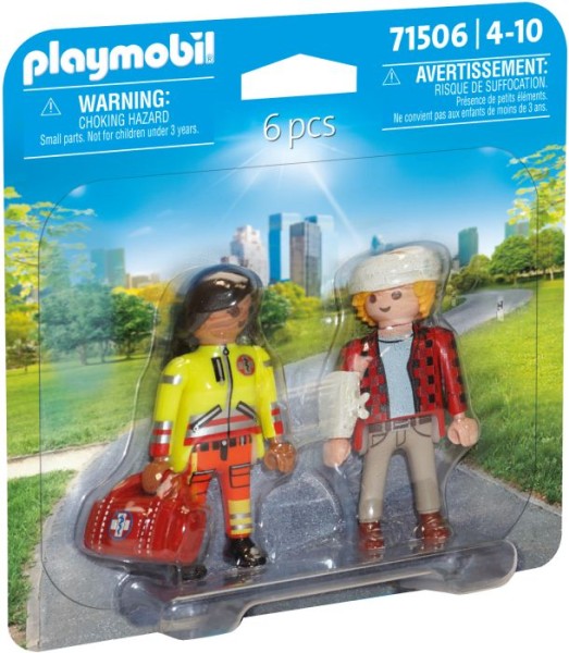Playmobil DuoPack myLife Sanitäterin mit Patient 71606