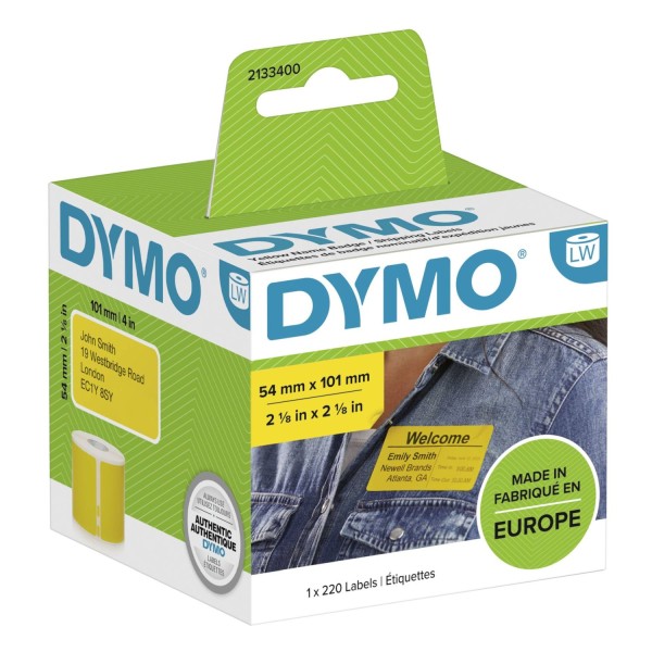 Dymo Versand-Etiketten 54 x 101 mm 220 St. schwarz-gelb