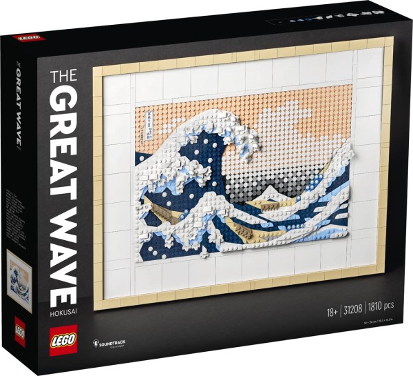 LEGO® ART Hokusai – Große Welle (31208)